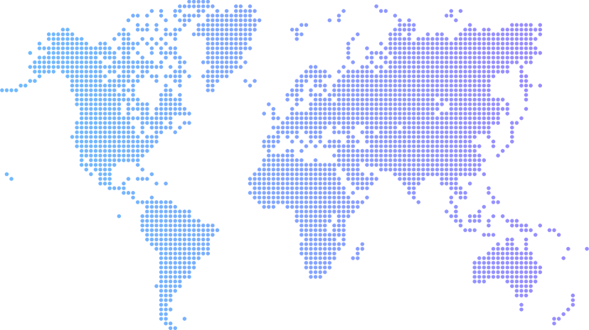 Dotted world map